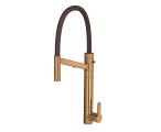 Misturador Monocomando de Mesa com Filtro para Cozinha Twin Colore Red Gold e Marrom