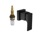 Acabamento para Registro de Pressão Até 1" com Mecanismo 1/2 Volta Black Matte