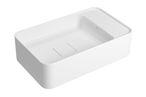 Cuba Retangular de Apoio 50cm com Deck Branco
