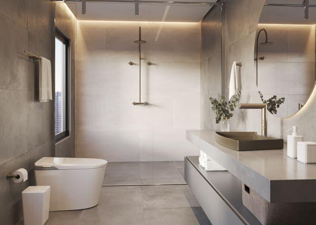 Elementos para um banheiro de luxo