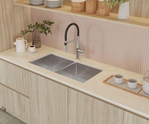 Torneira flexível para cozinha: organização e design