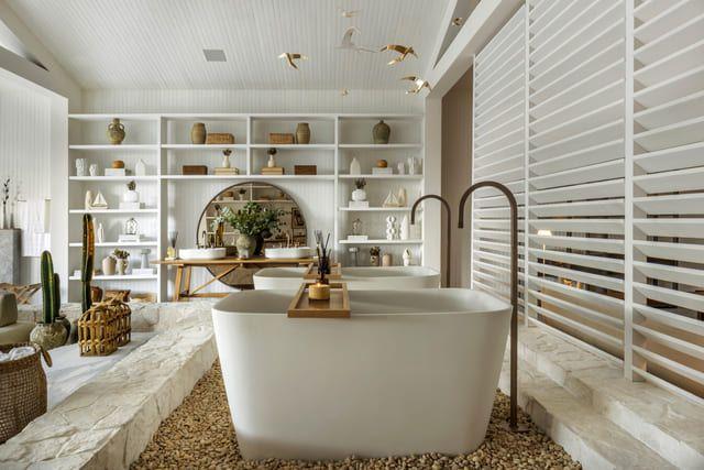 Torneira de piso para banheiro